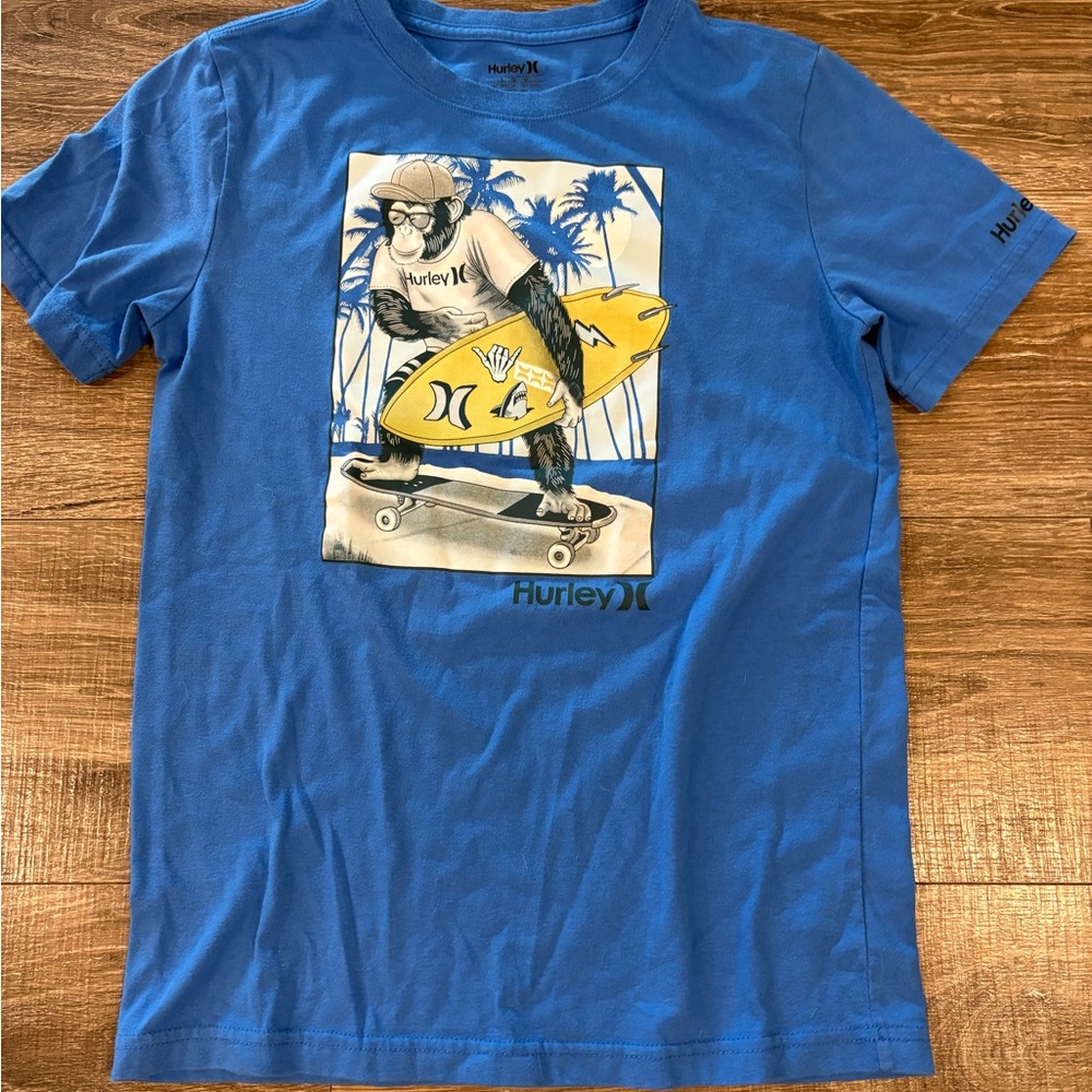 Hurley Blue Graphic T-Shirt